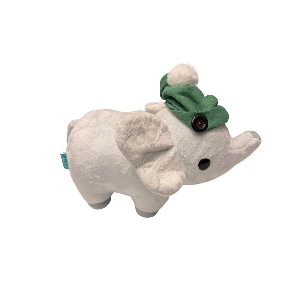 Cute Elephant Plush Toy Christmas Hat Scarf Outfit Stuffed Animal Gift‎ - Picture 4 of 9